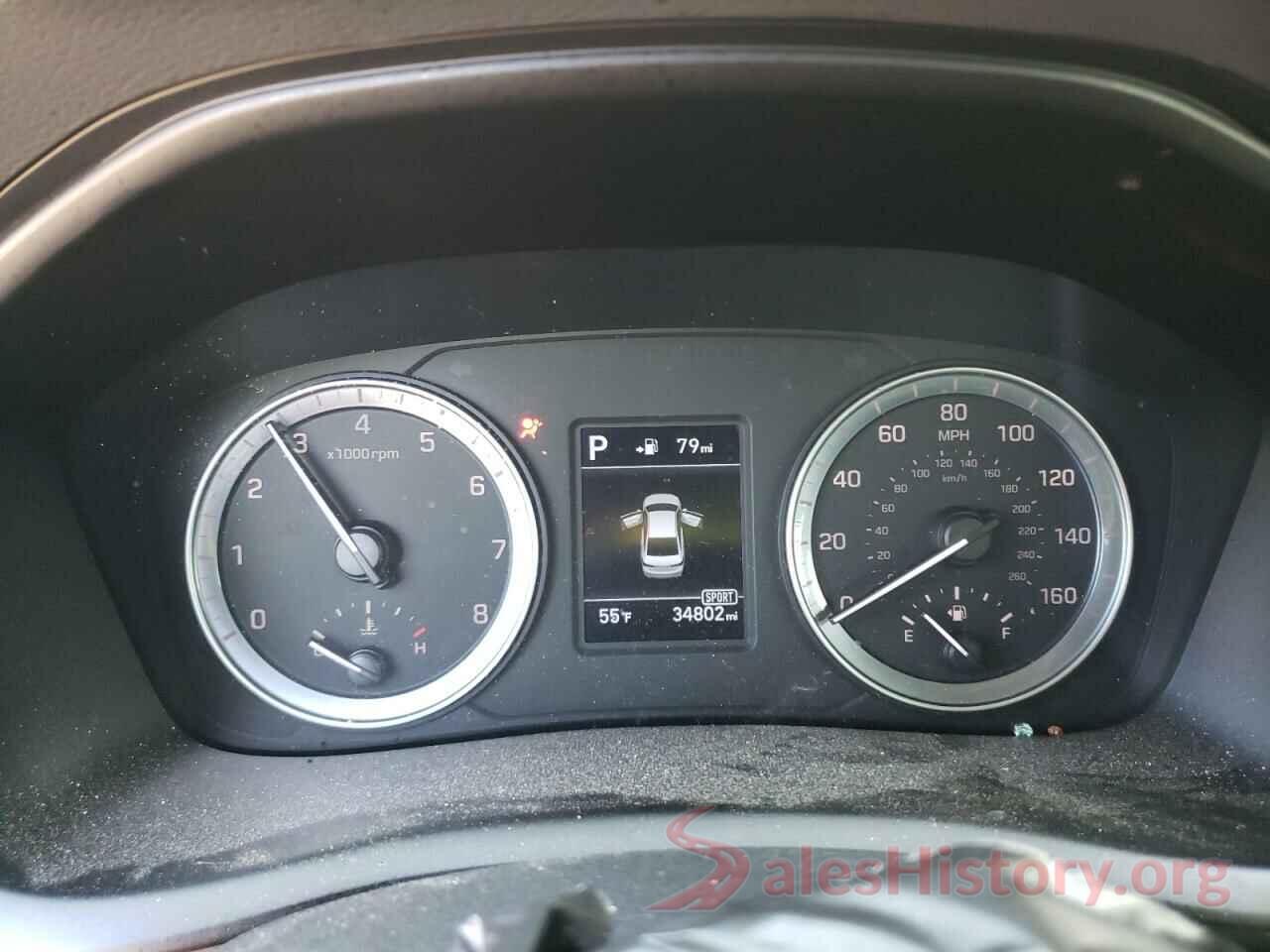 5NPE24AF7KH796780 2019 HYUNDAI SONATA