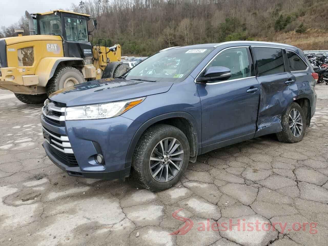 5TDJZRFHXKS720207 2019 TOYOTA HIGHLANDER