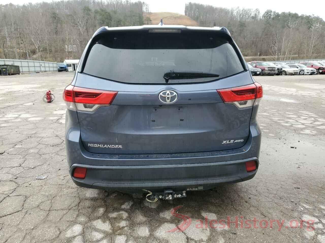 5TDJZRFHXKS720207 2019 TOYOTA HIGHLANDER