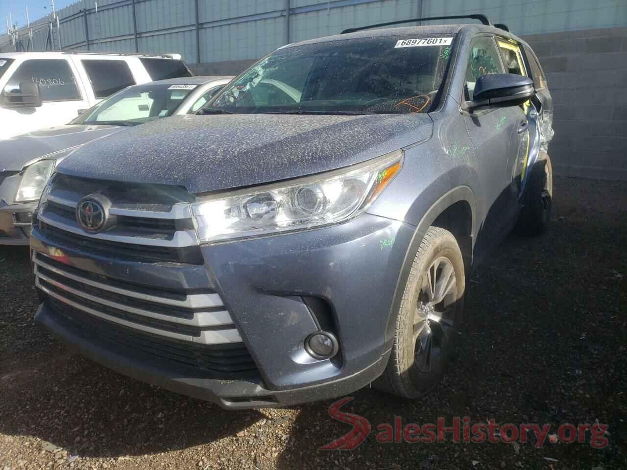 5TDZZRFH8KS318916 2019 TOYOTA HIGHLANDER