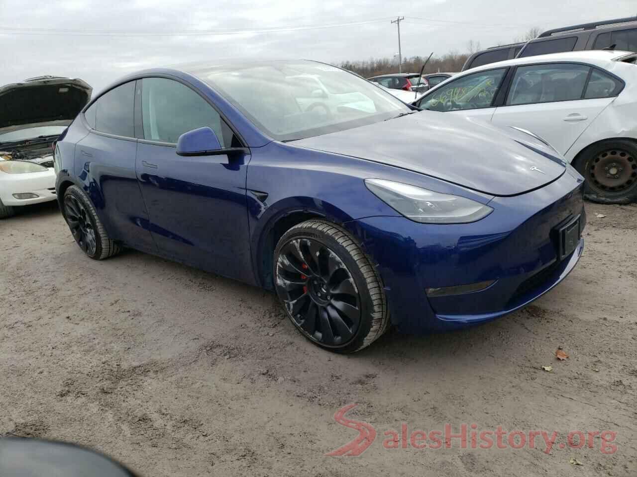 7SAYGDEF8NF523989 2022 TESLA MODEL Y