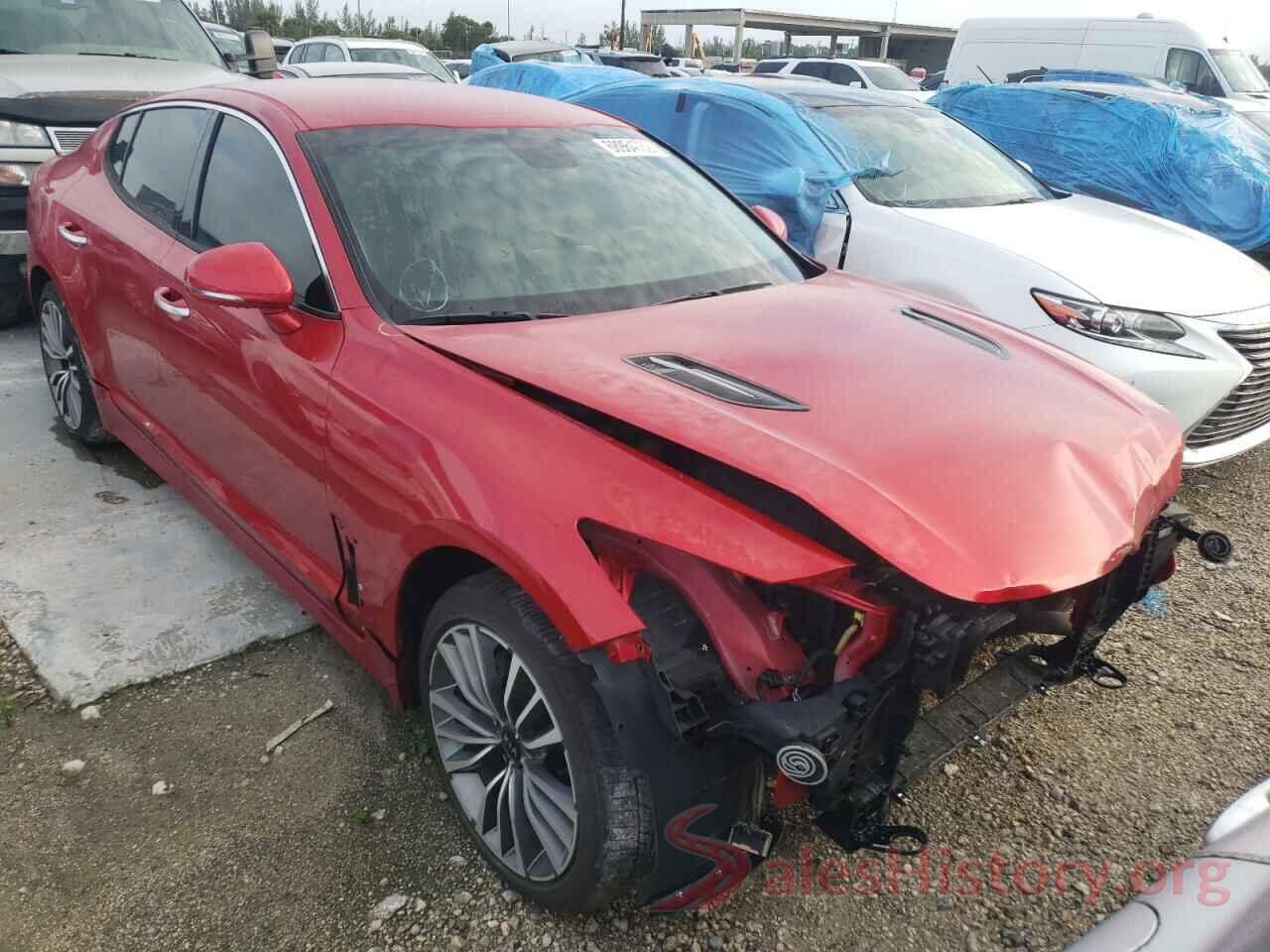 KNAE15LA2K6063988 2019 KIA STINGER