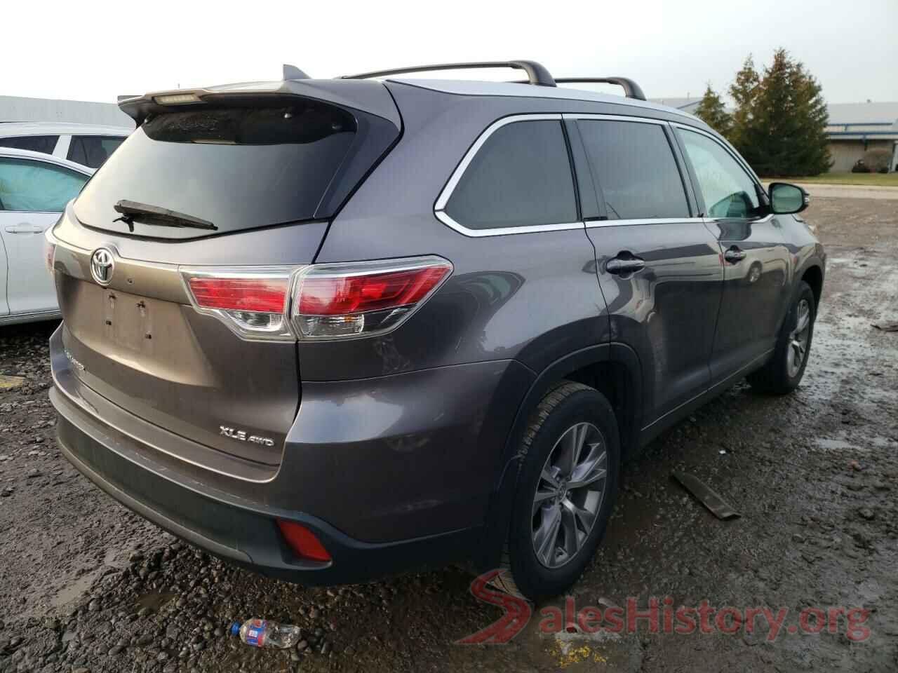 5TDJKRFH0FS191697 2015 TOYOTA HIGHLANDER