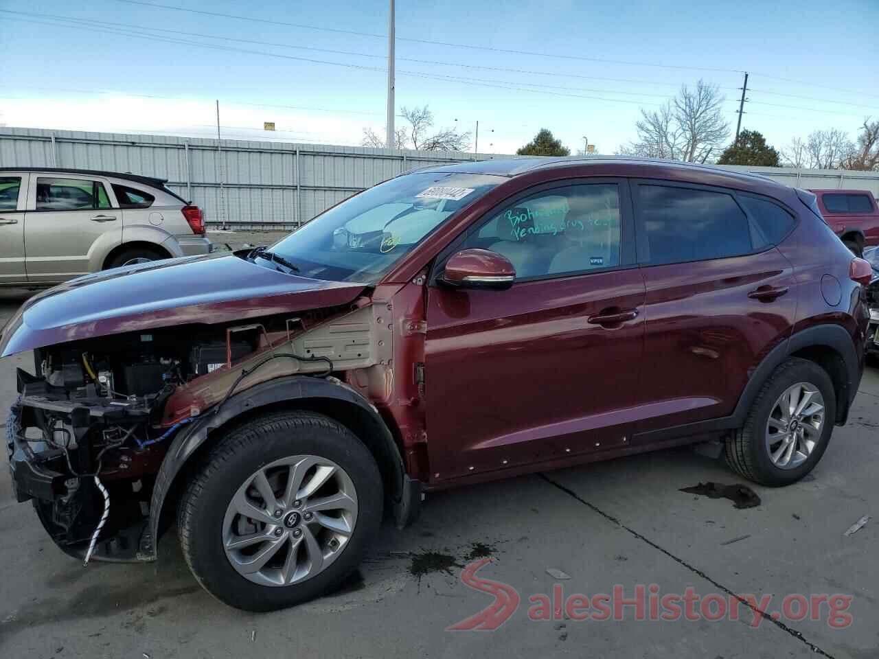 KM8J3CA22HU346600 2017 HYUNDAI TUCSON