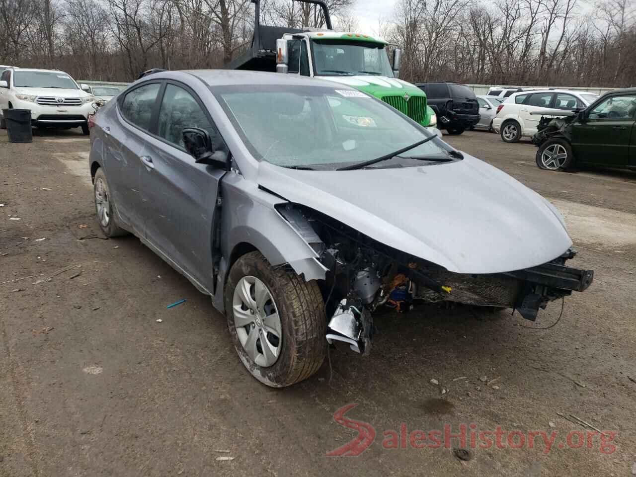 5NPDH4AE9GH793601 2016 HYUNDAI ELANTRA