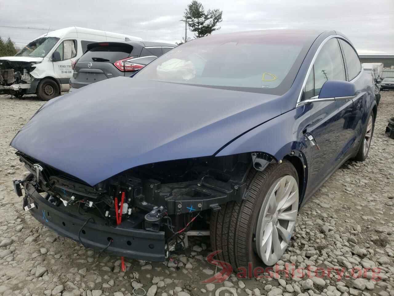 5YJXCBE20KF184808 2019 TESLA MODEL X