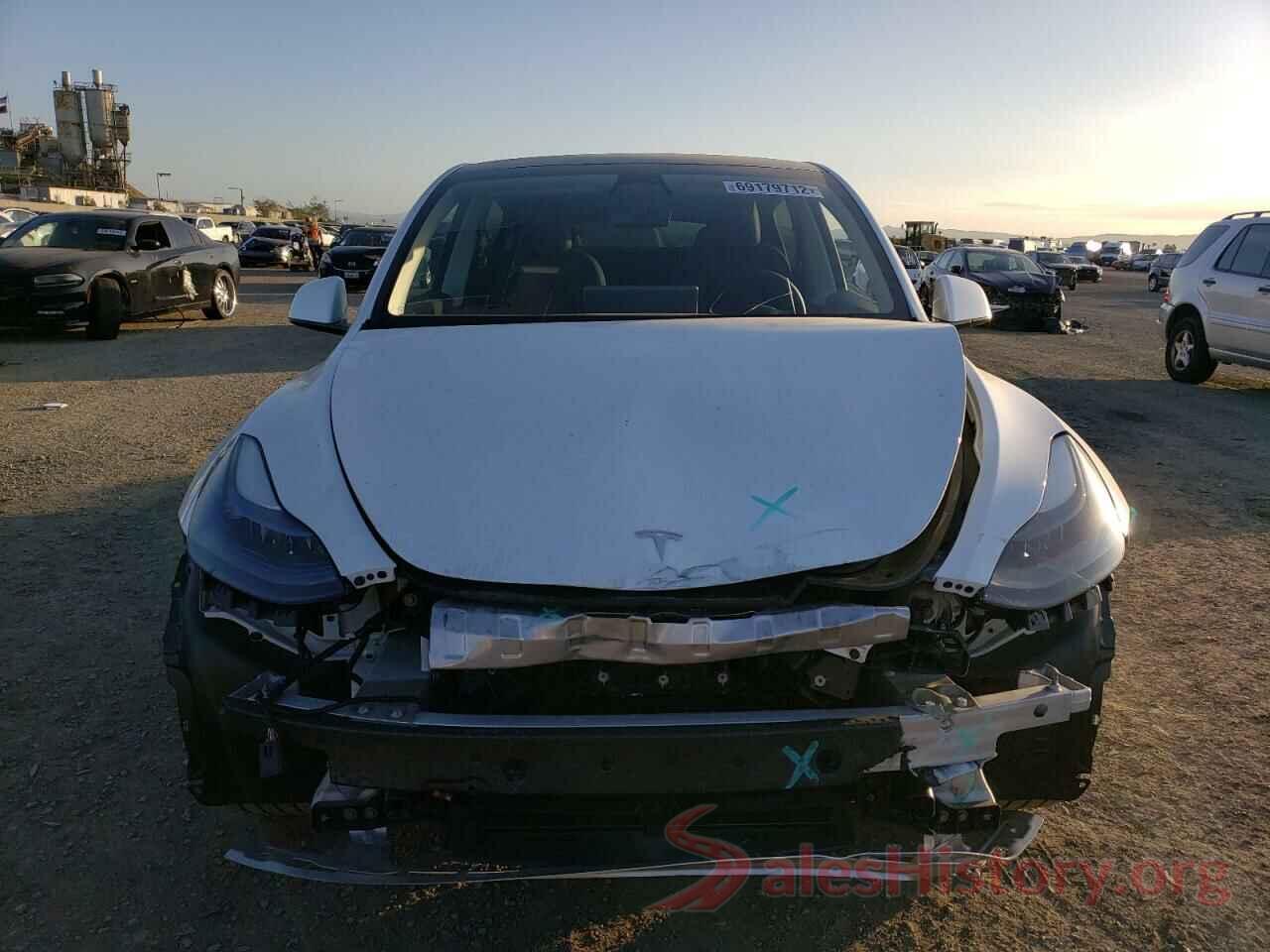 7SAYGDEE0NF553723 2022 TESLA MODEL Y