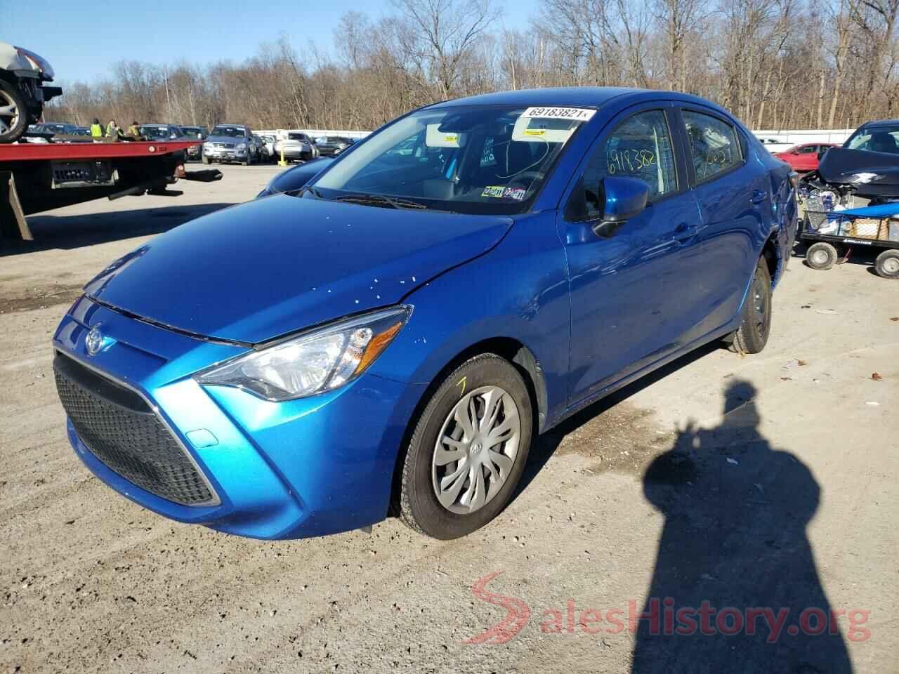 3MYDLBYV9KY505064 2019 TOYOTA YARIS