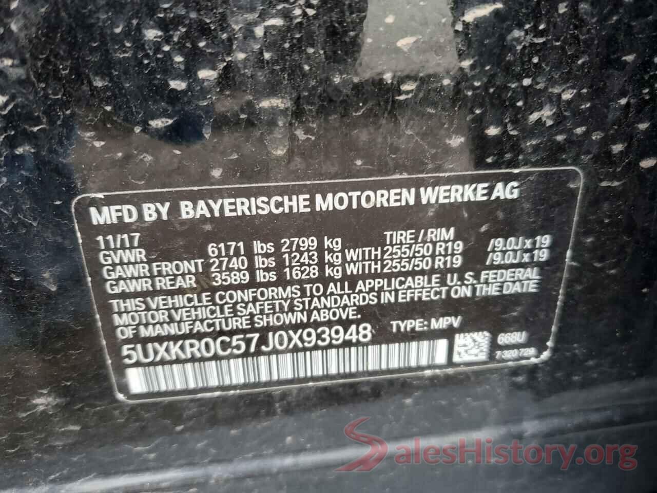 5UXKR0C57J0X93948 2018 BMW X5