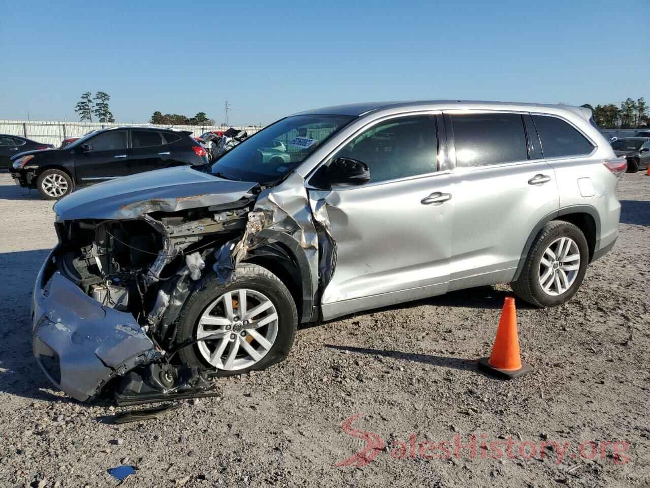 5TDZKRFH6GS121576 2016 TOYOTA HIGHLANDER