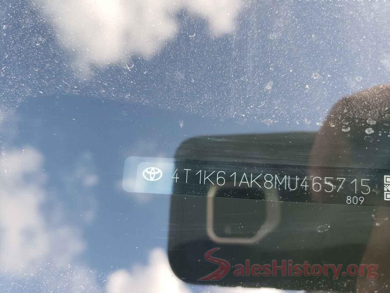 4T1K61AK8MU465715 2021 TOYOTA CAMRY