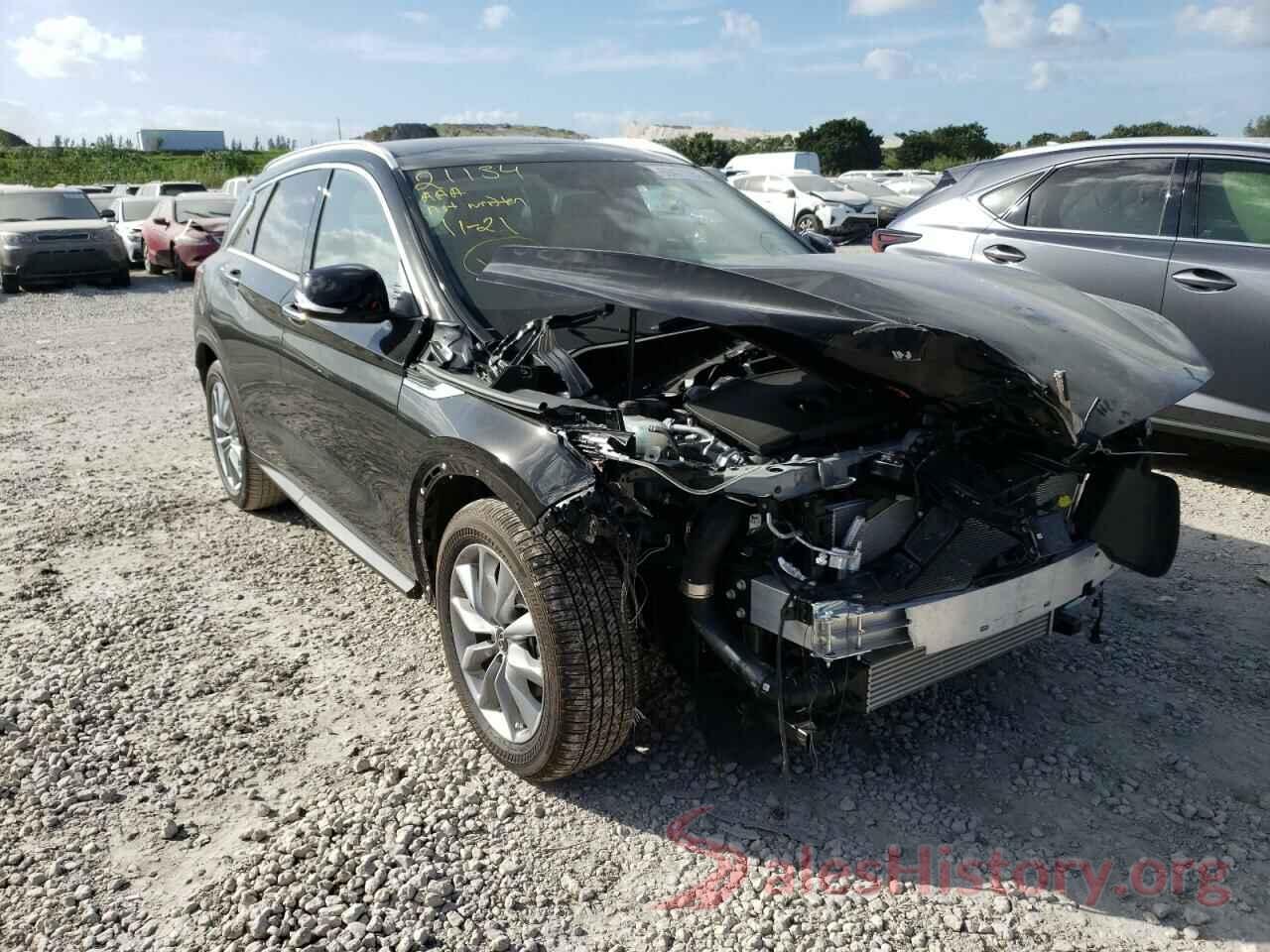 3PCAJ5BA7NF122383 2022 INFINITI QX50