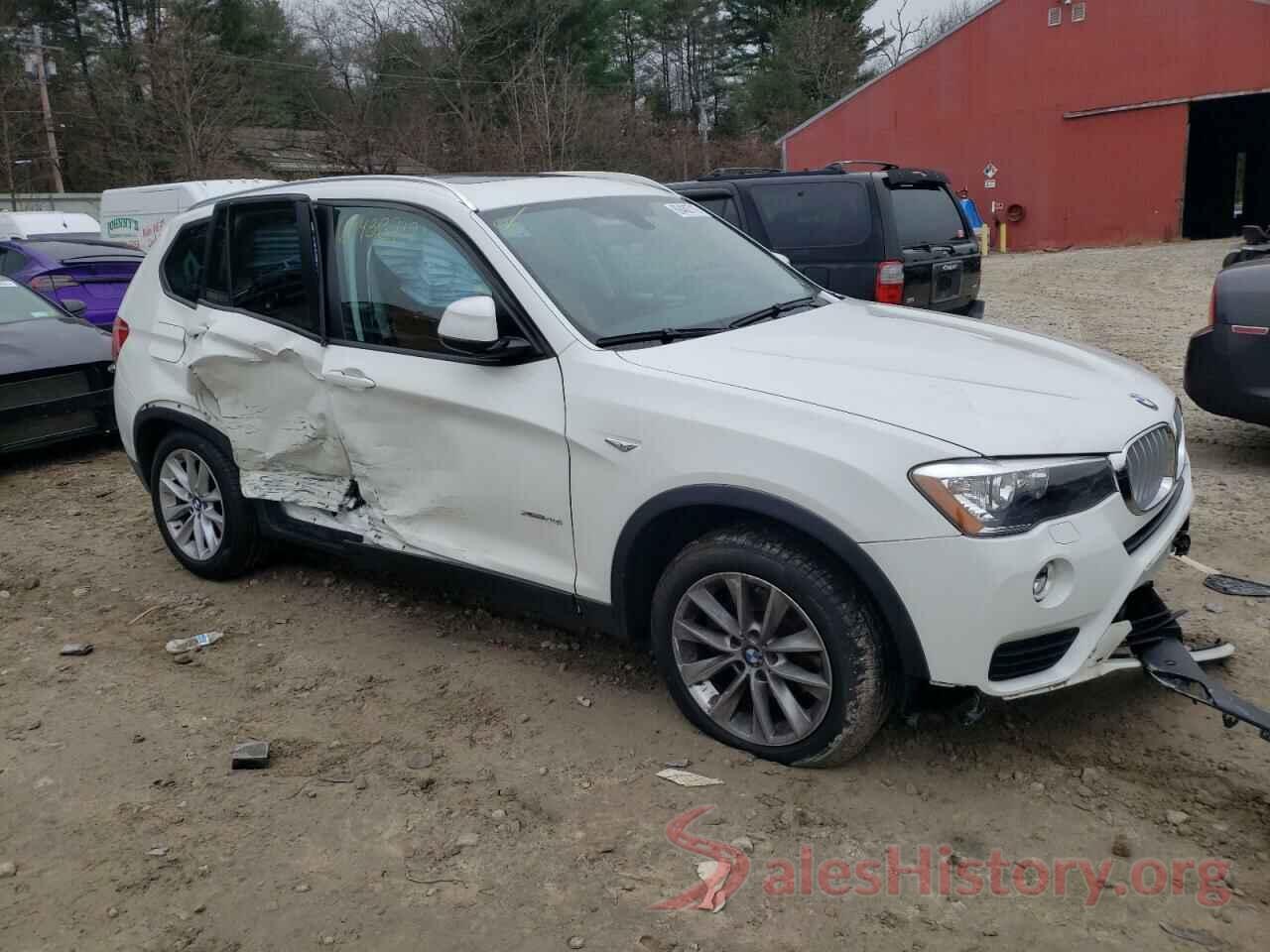 5UXWX9C38H0T19446 2017 BMW X3