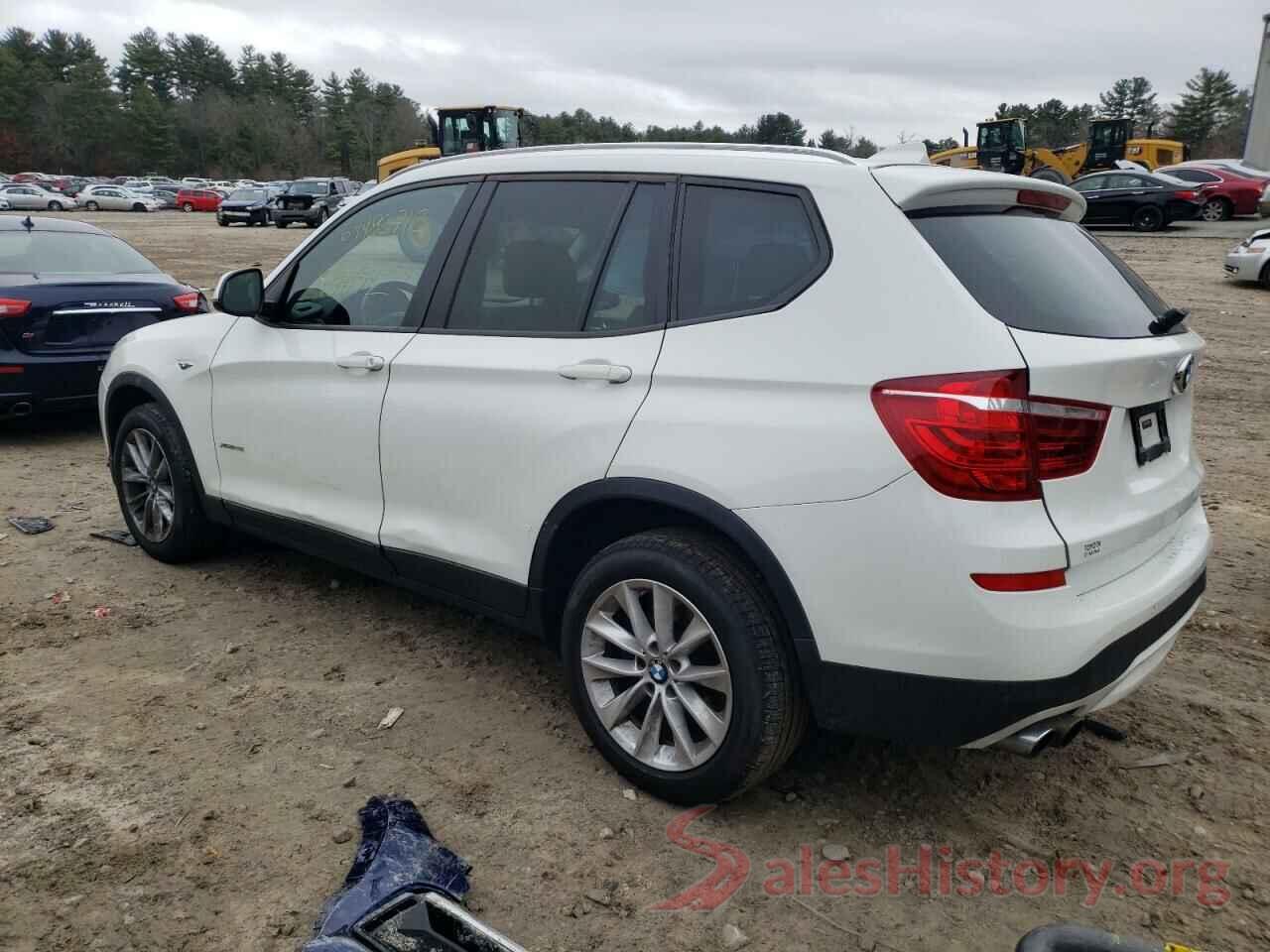 5UXWX9C38H0T19446 2017 BMW X3