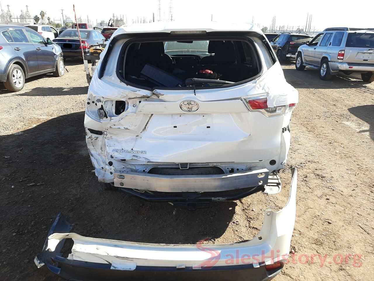 5TDZARFH4GS018689 2016 TOYOTA HIGHLANDER