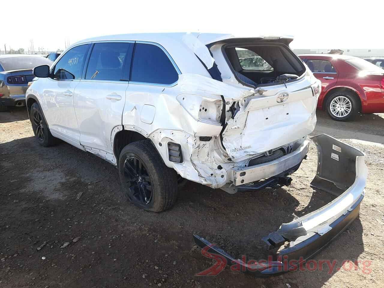 5TDZARFH4GS018689 2016 TOYOTA HIGHLANDER