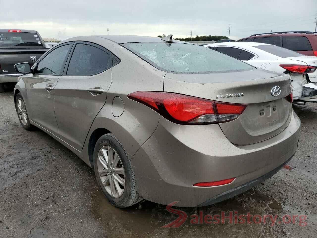 5NPDH4AEXFH562480 2015 HYUNDAI ELANTRA