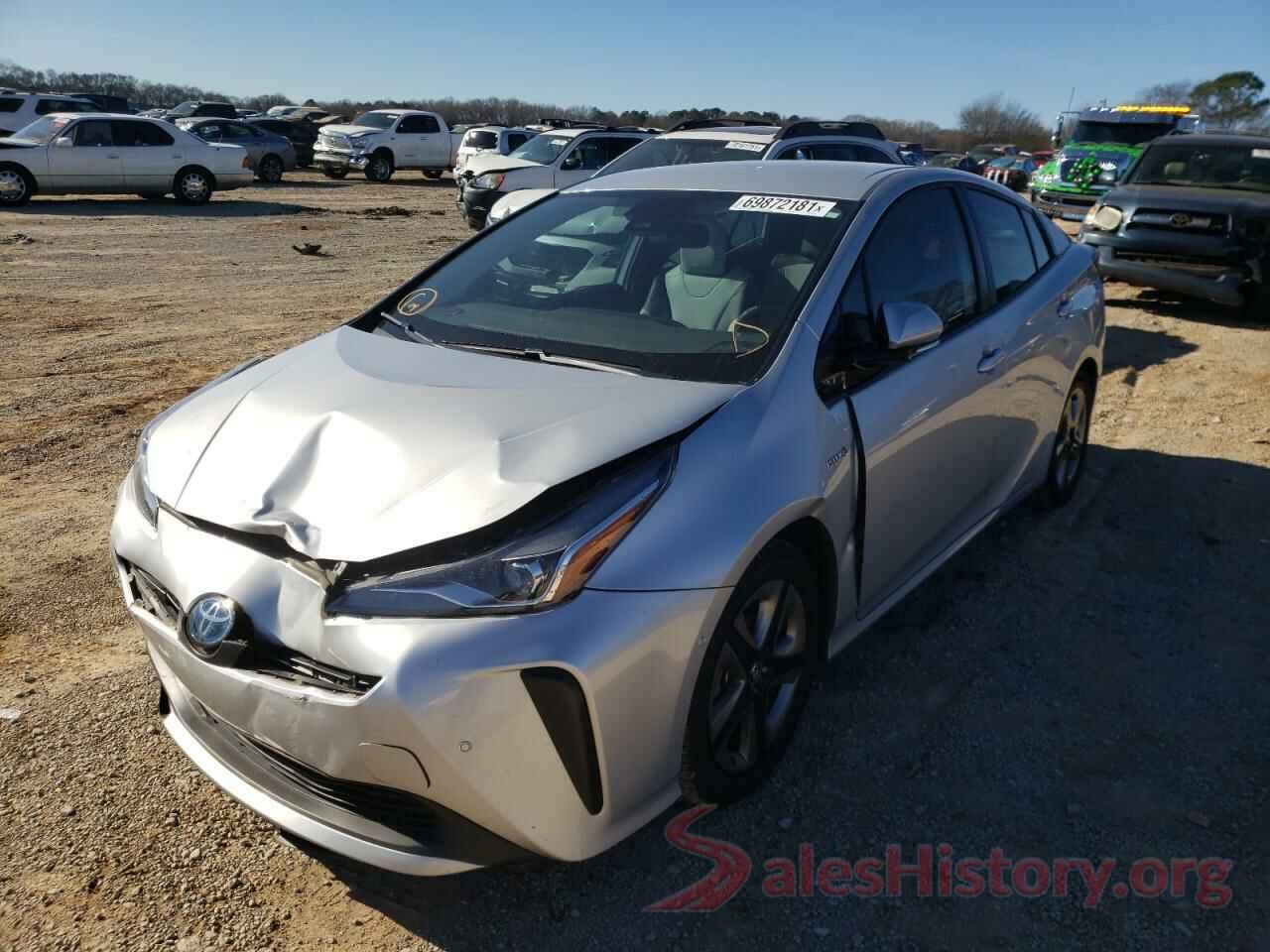 JTDKARFU0K3092555 2019 TOYOTA PRIUS