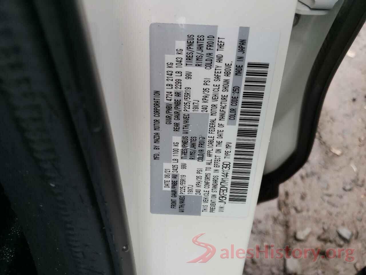 JM3KFBDM7M1441390 2021 MAZDA CX-5