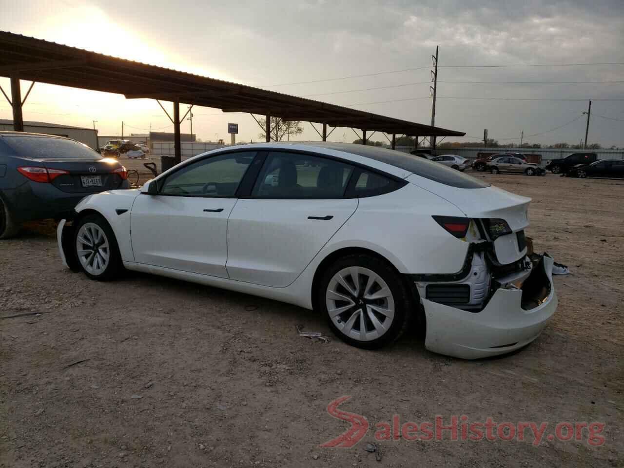 5YJ3E1EB2NF195736 2022 TESLA MODEL 3