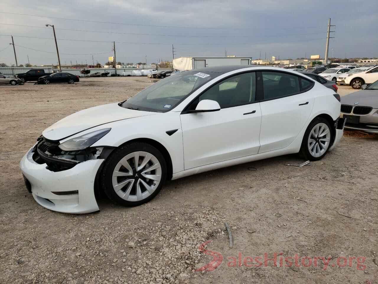 5YJ3E1EB2NF195736 2022 TESLA MODEL 3