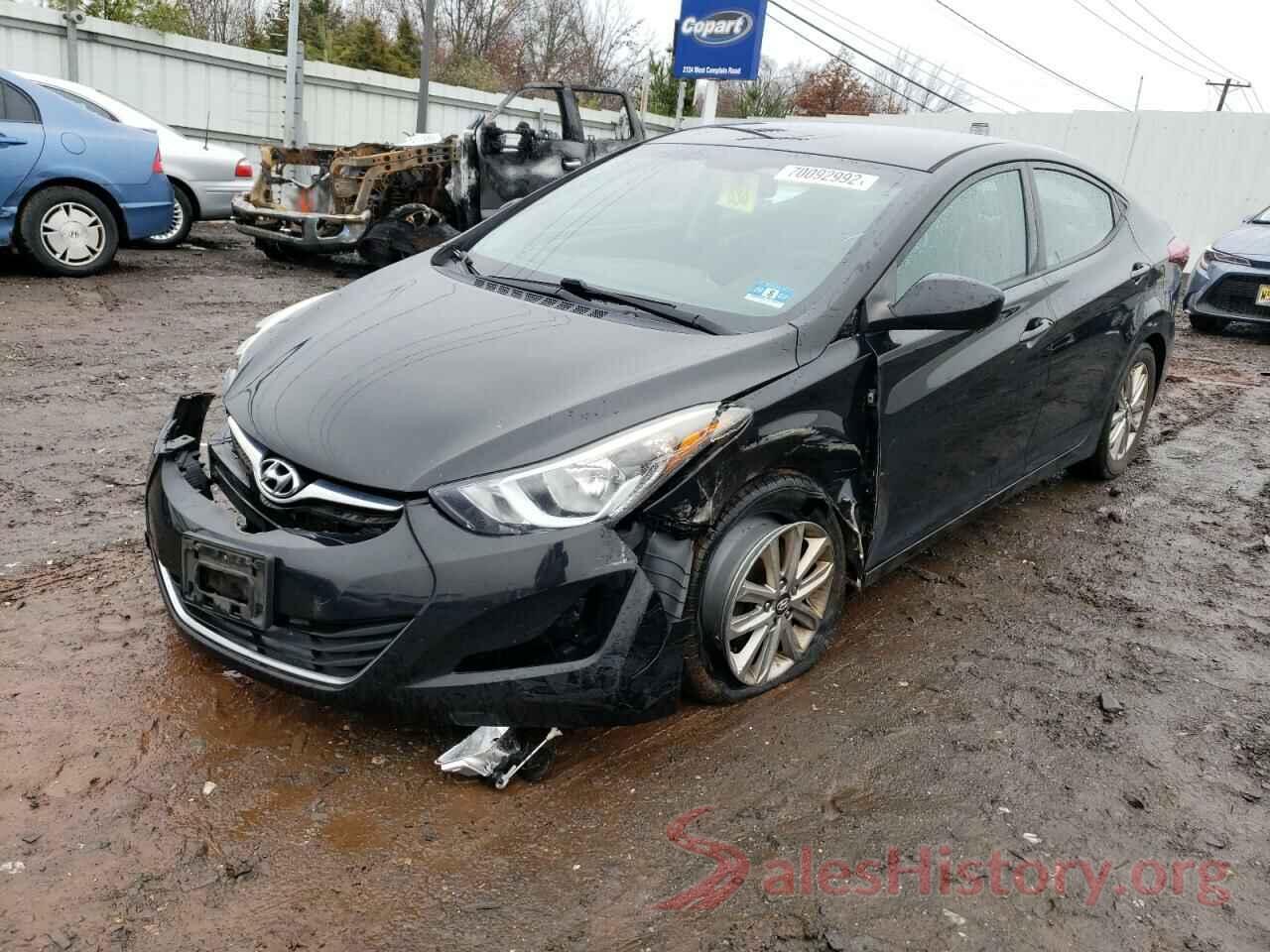 KMHDH4AE4FU420935 2015 HYUNDAI ELANTRA