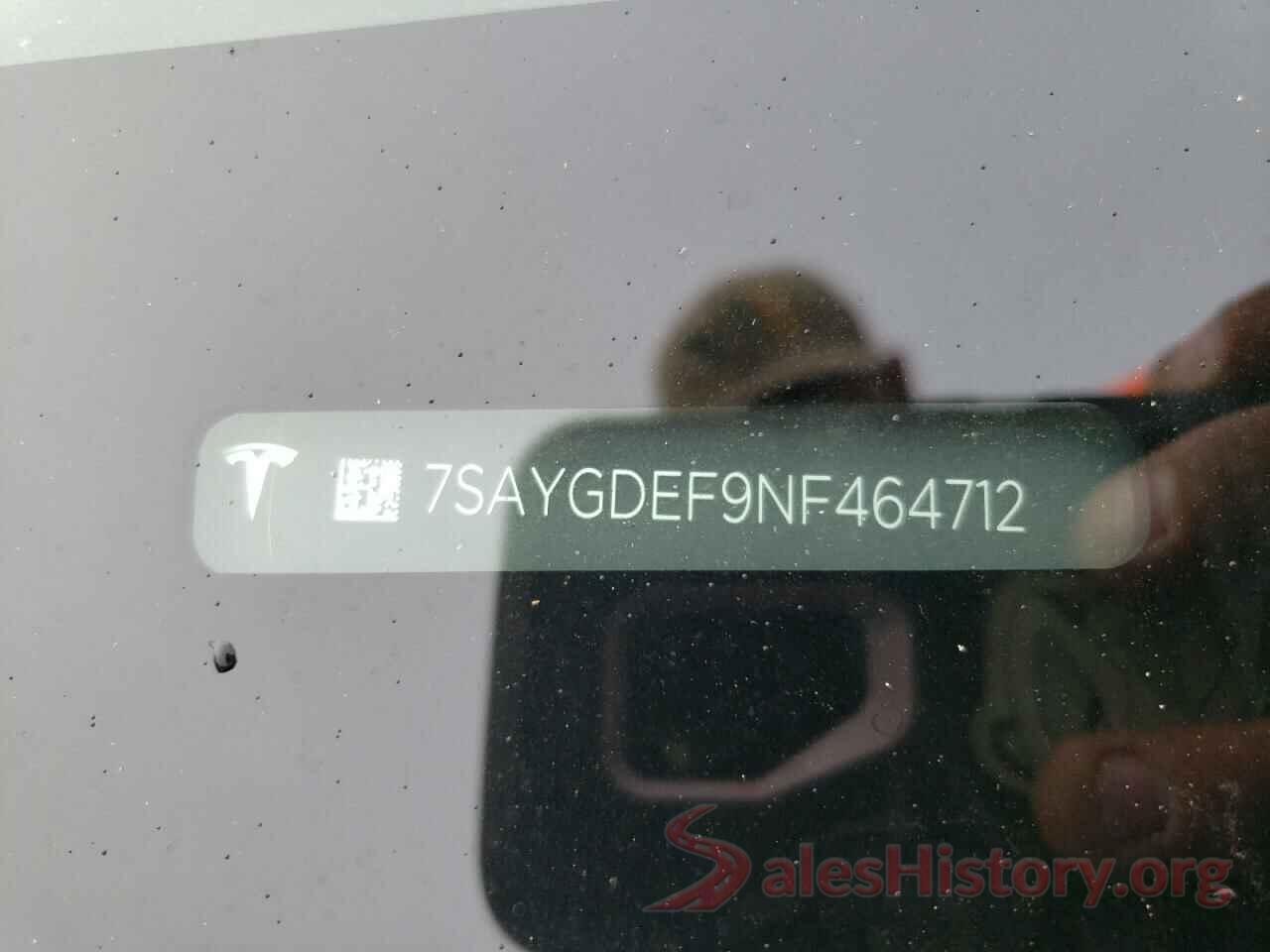 7SAYGDEF9NF464712 2022 TESLA MODEL Y