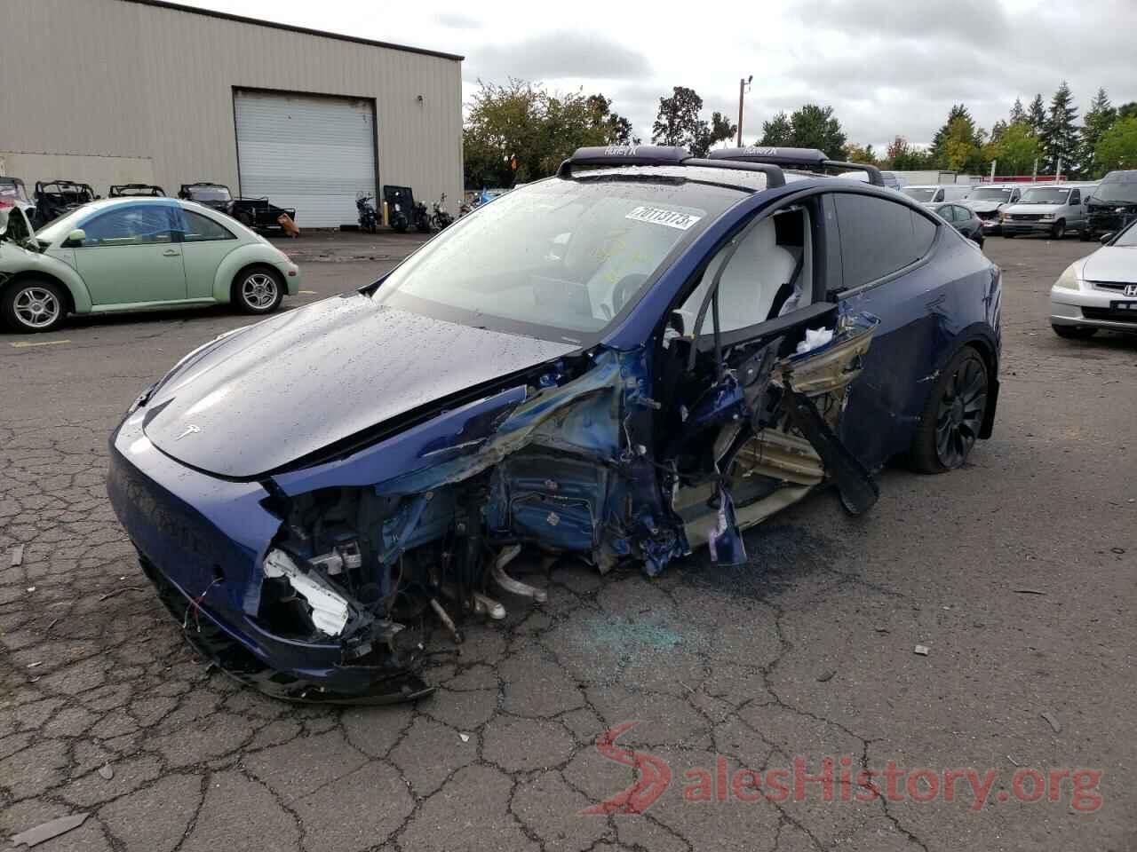 7SAYGDEF9NF464712 2022 TESLA MODEL Y