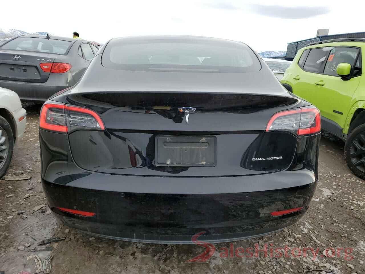 5YJ3E1EB5NF180261 2022 TESLA MODEL 3