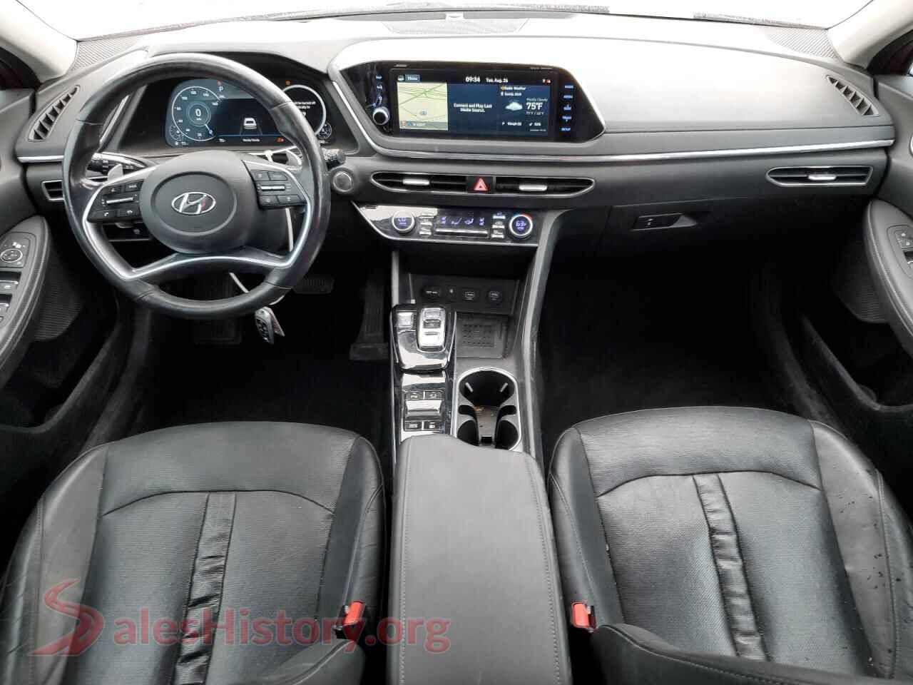 2020 HYUNDAI SONATA VIN 5NPEH4J29LH030319, interior dashboard