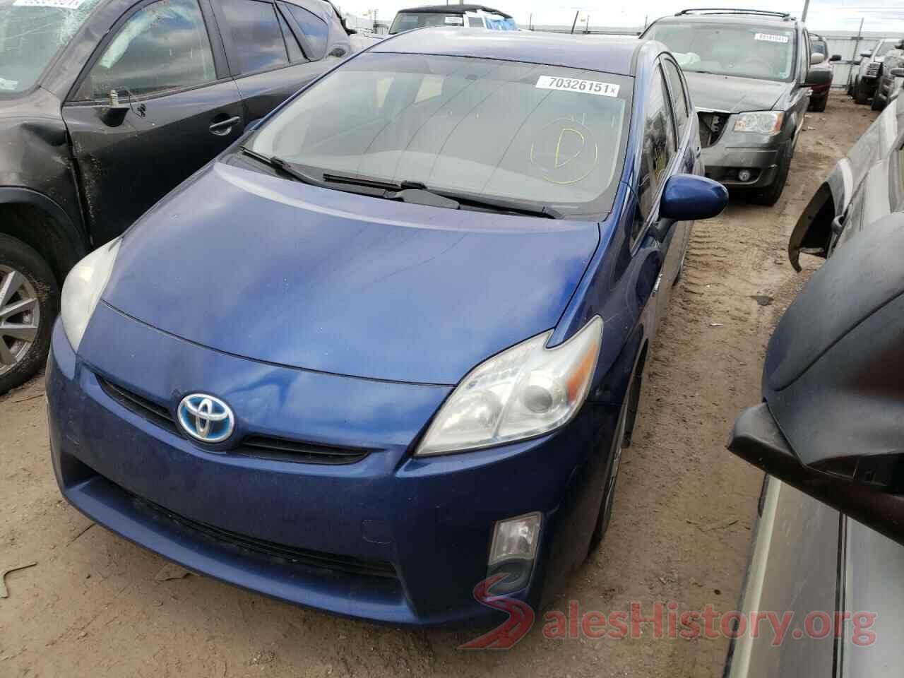 JTDKN3DU3A0044746 2010 TOYOTA PRIUS