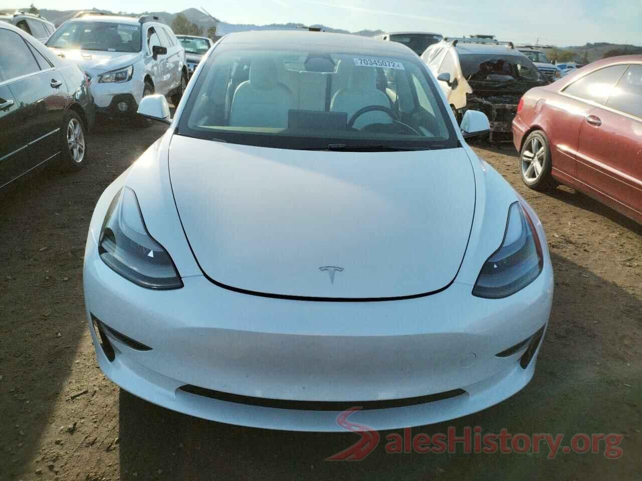 5YJ3E1EA8NF236863 2022 TESLA MODEL 3