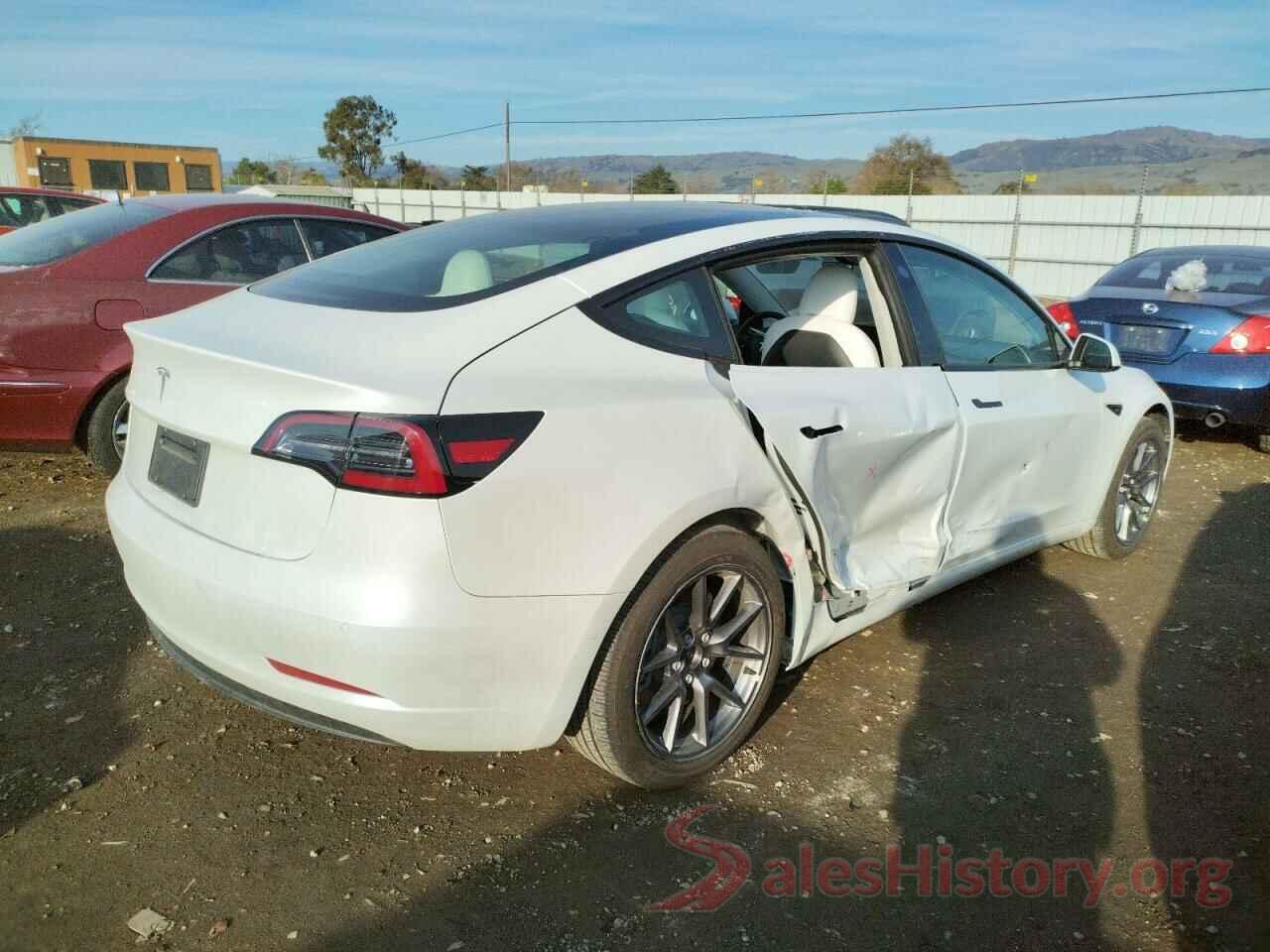 5YJ3E1EA8NF236863 2022 TESLA MODEL 3