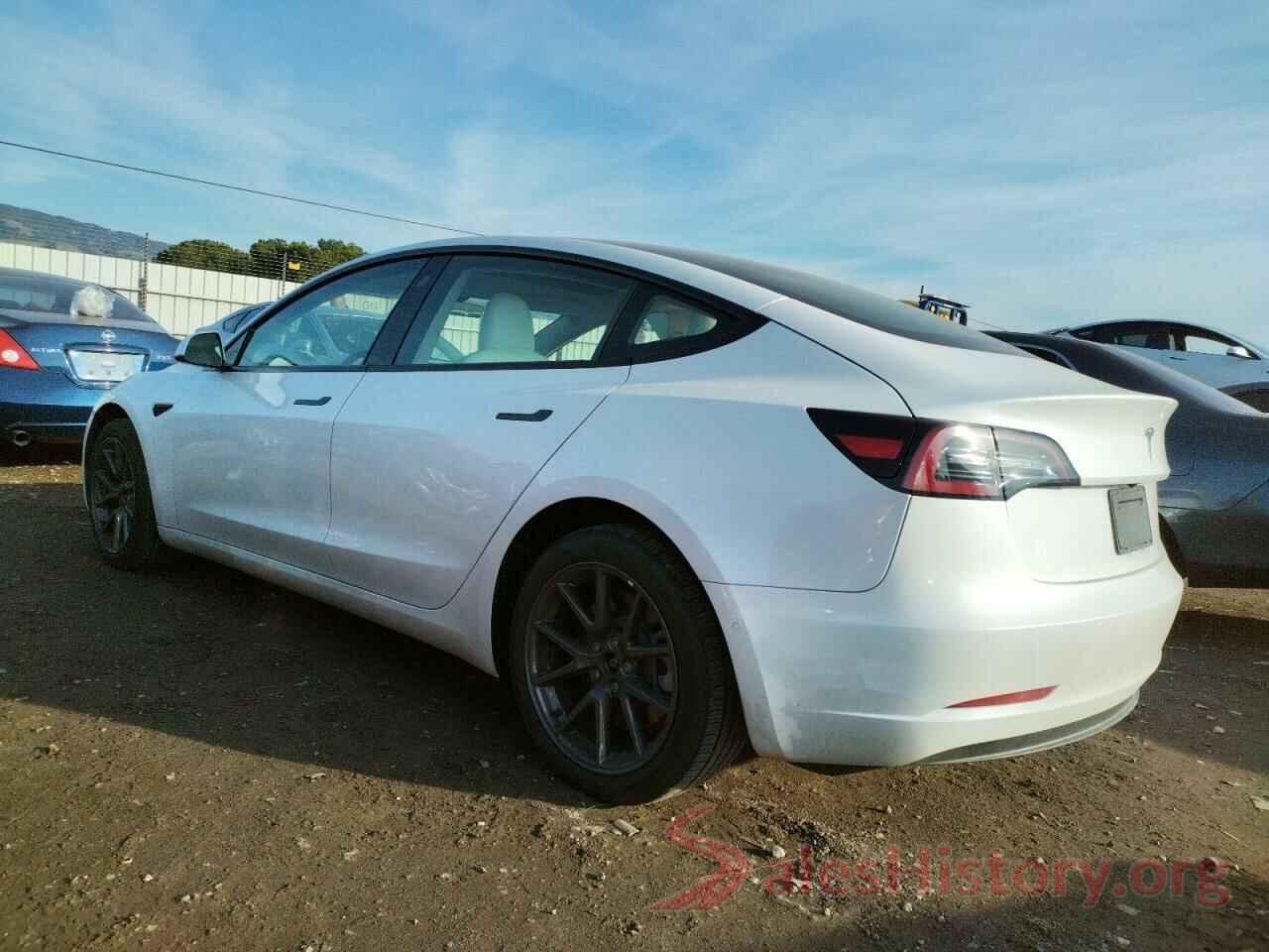 5YJ3E1EA8NF236863 2022 TESLA MODEL 3