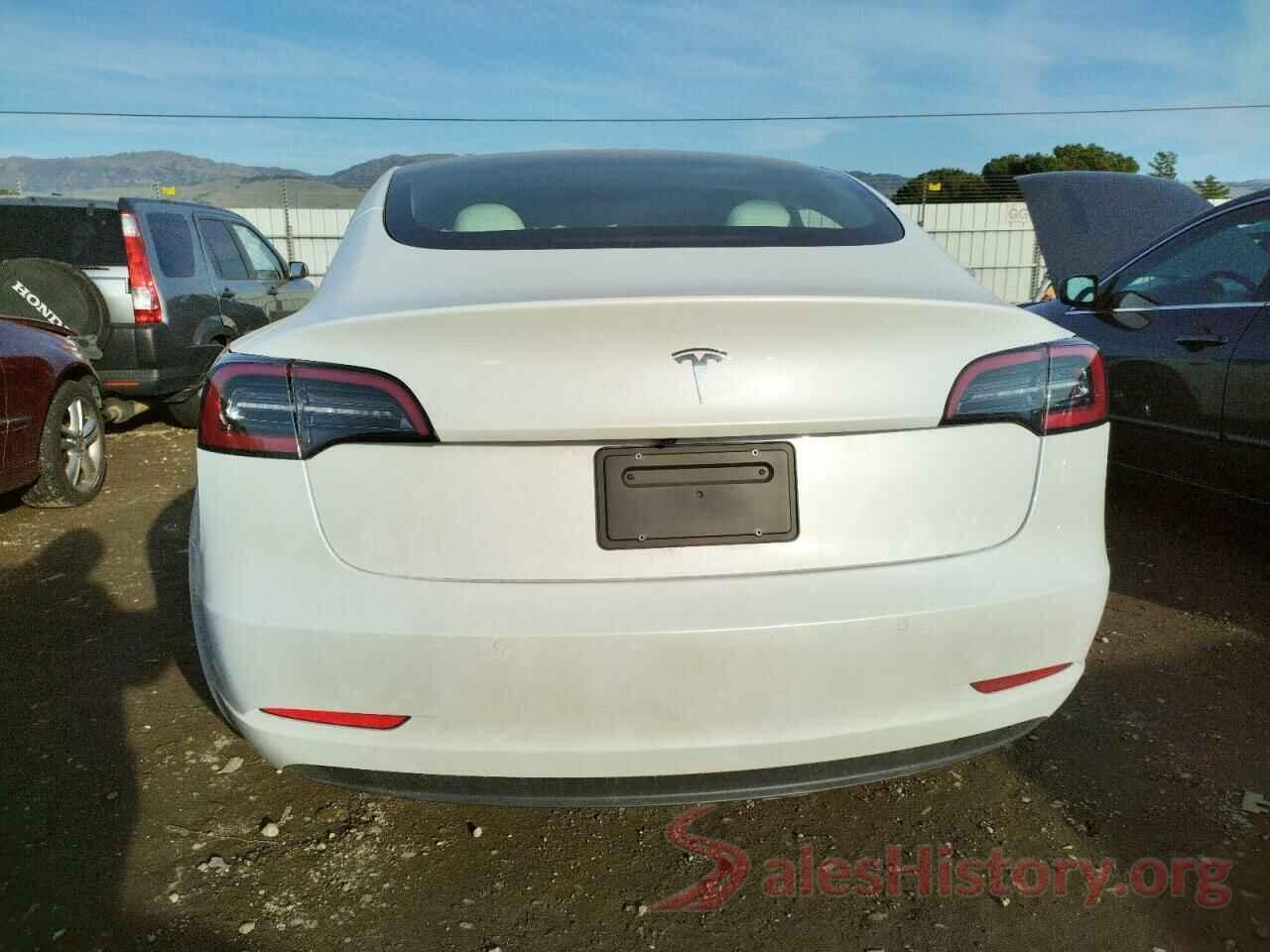 5YJ3E1EA8NF236863 2022 TESLA MODEL 3