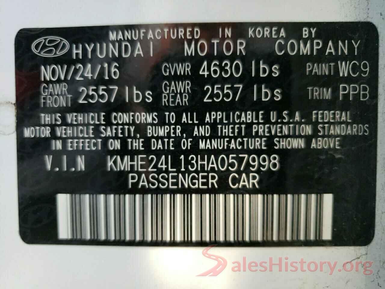 KMHE24L13HA057998 2017 HYUNDAI SONATA