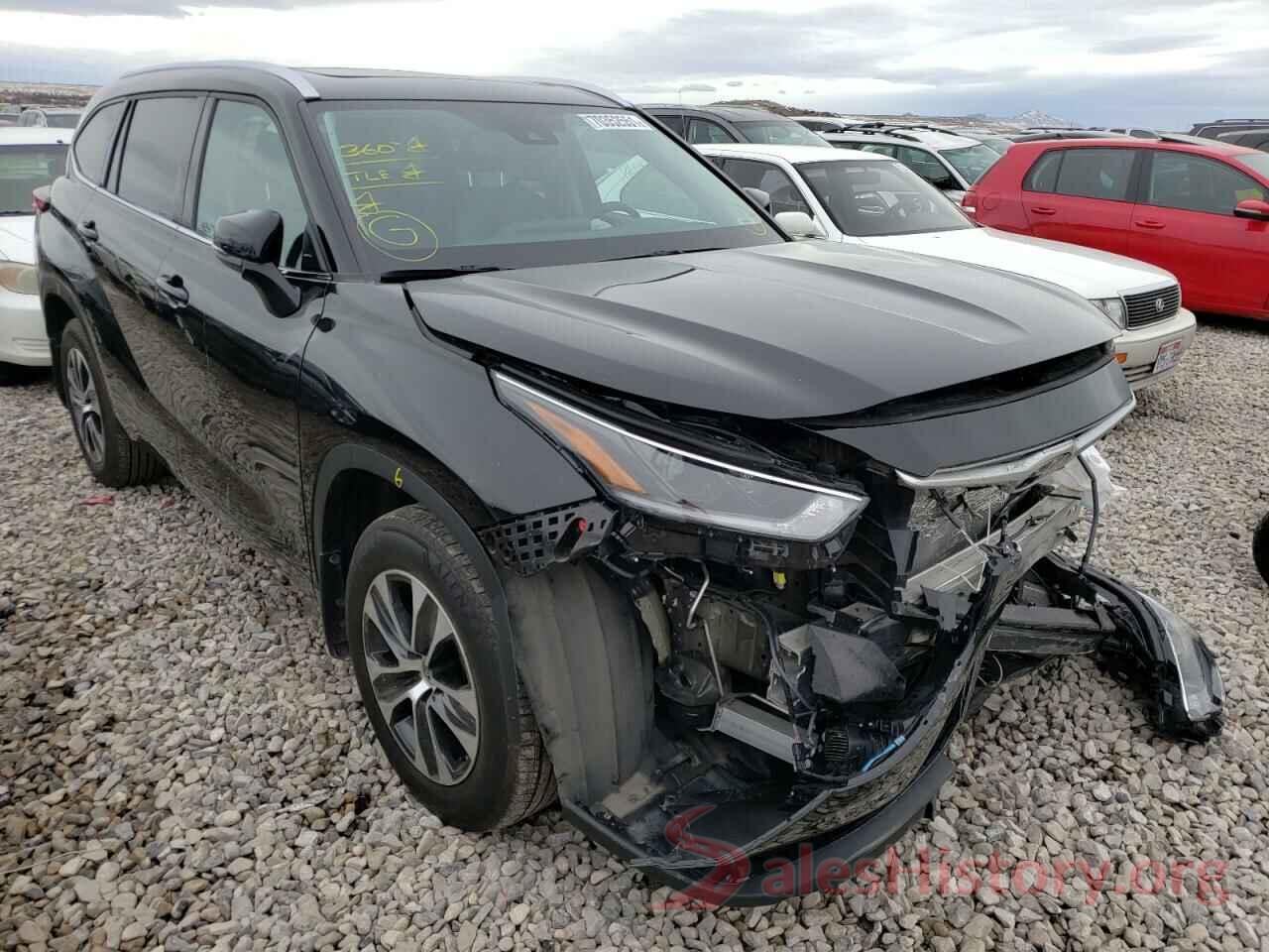 5TDHZRBH5MS543167 2021 TOYOTA HIGHLANDER