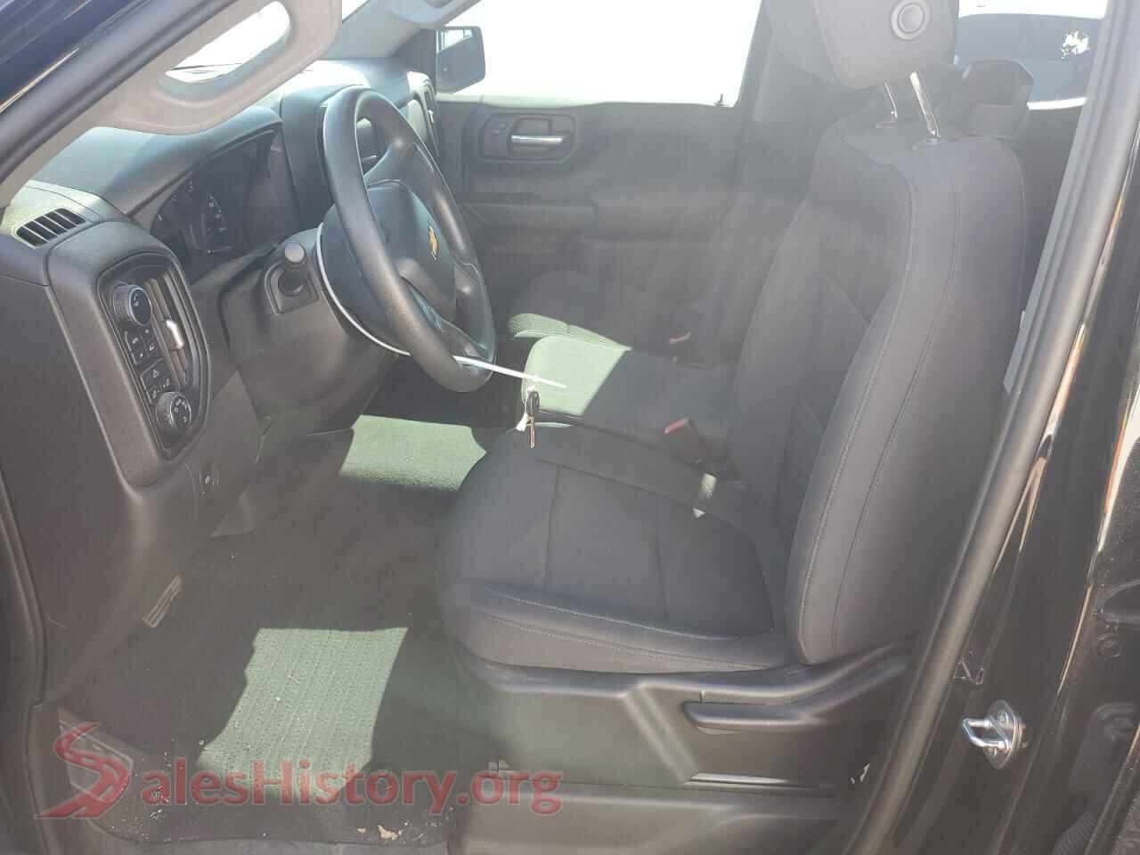 2022 CHEVROLET SILVERADO VIN 3GCPYBEKXNG184329, engine bay