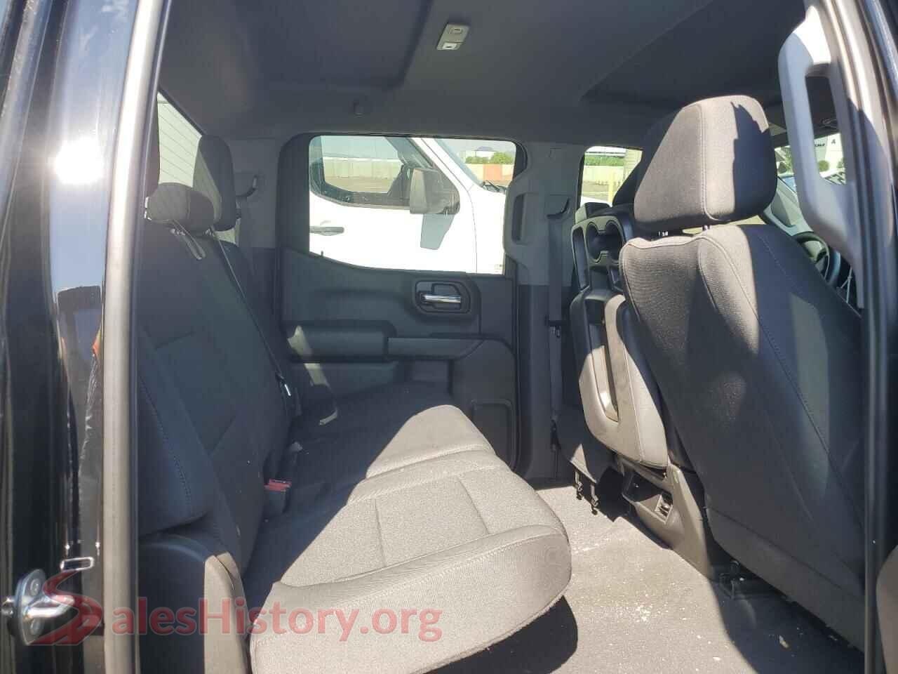 2022 CHEVROLET SILVERADO VIN 3GCPYBEKXNG184329, odometer mileage