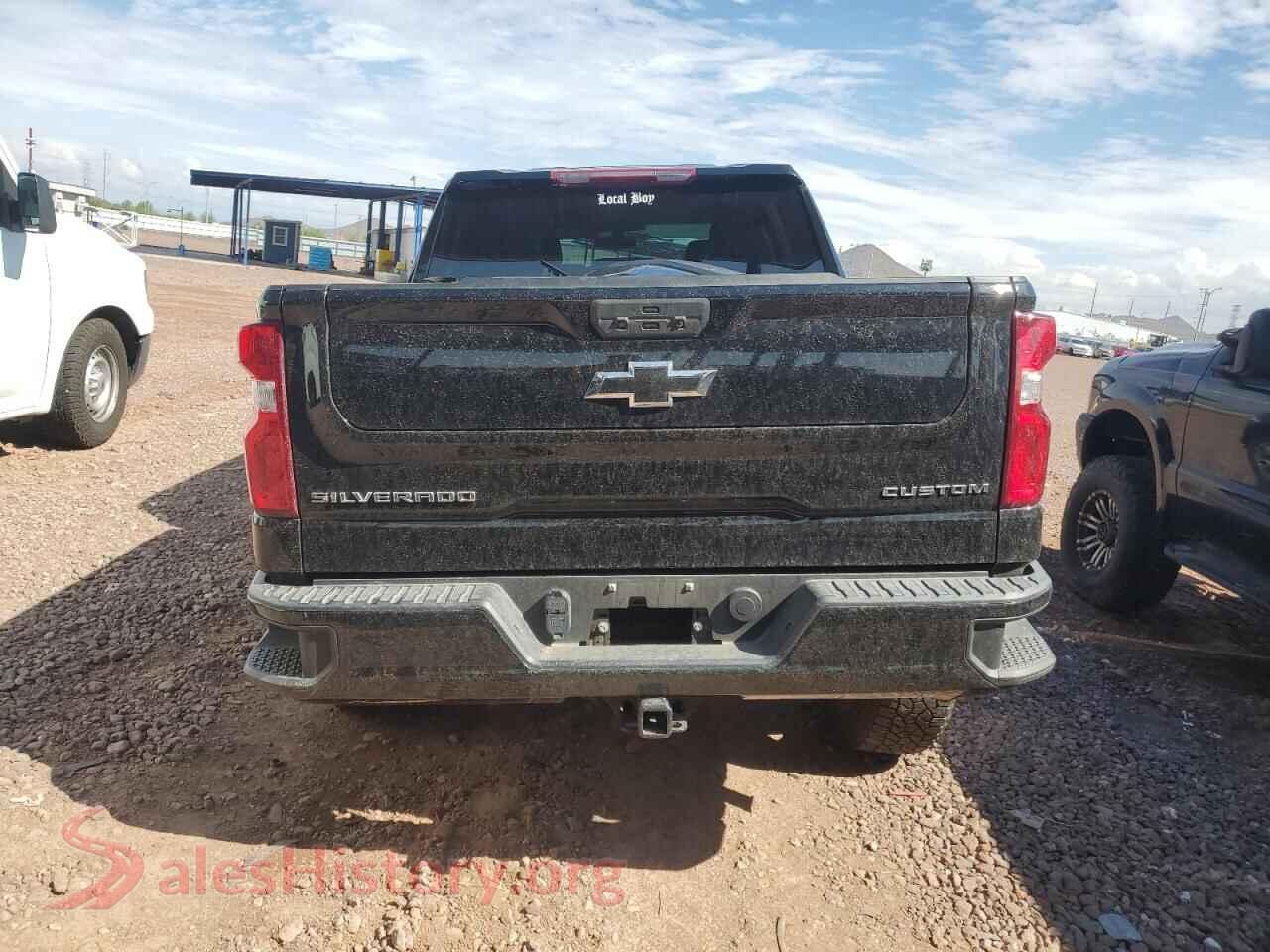 2022 CHEVROLET SILVERADO VIN 3GCPYBEKXNG184329, left side view