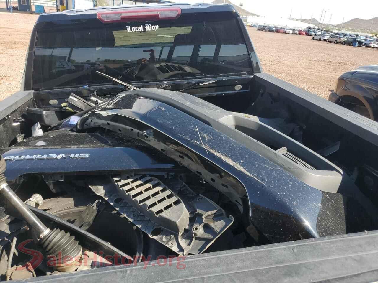2022 CHEVROLET SILVERADO VIN 3GCPYBEKXNG184329, wheel and tire