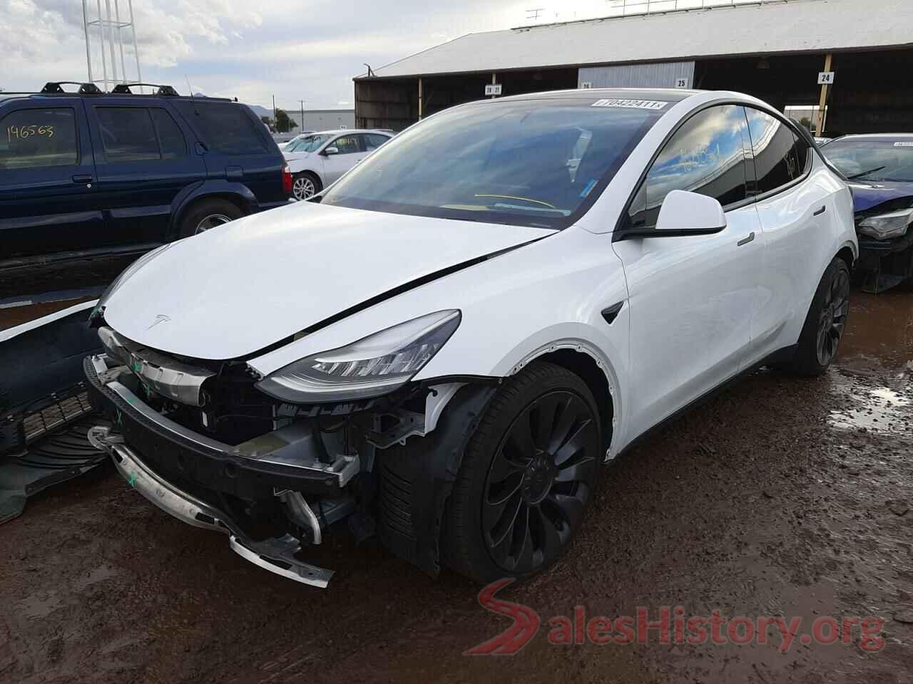 5YJYGDEF3LF003483 2020 TESLA MODEL Y