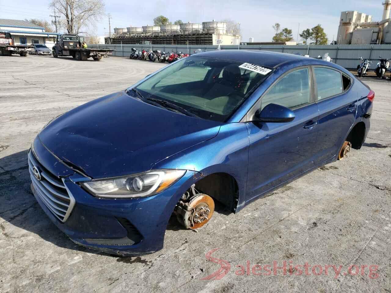 5NPD84LF3JH285427 2018 HYUNDAI ELANTRA