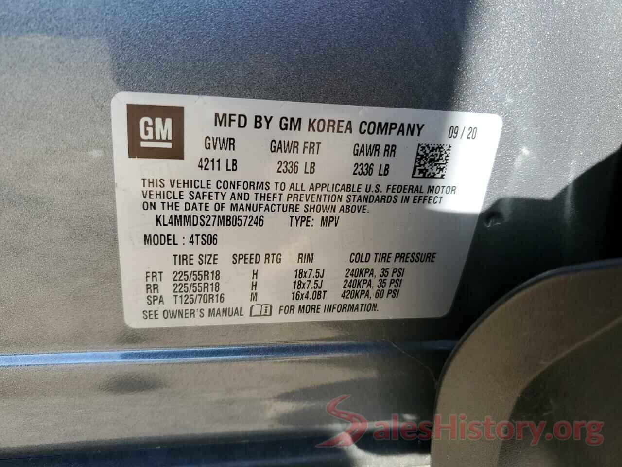 KL4MMDS27MB057246 2021 BUICK ENCORE