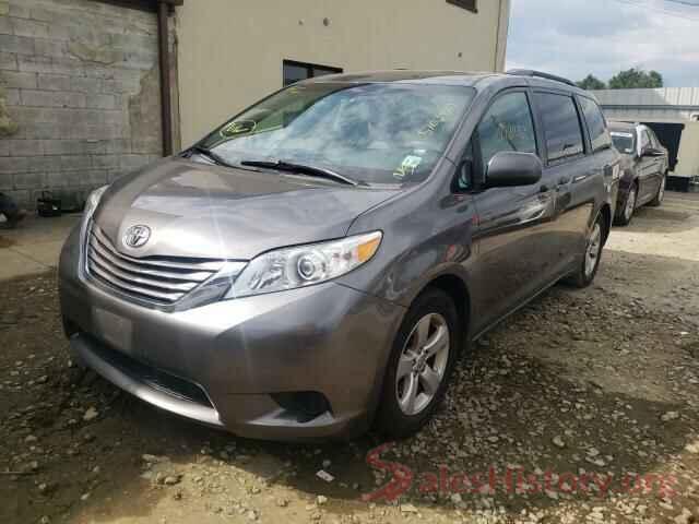 5TDKZ3DC6HS874415 2017 TOYOTA SIENNA