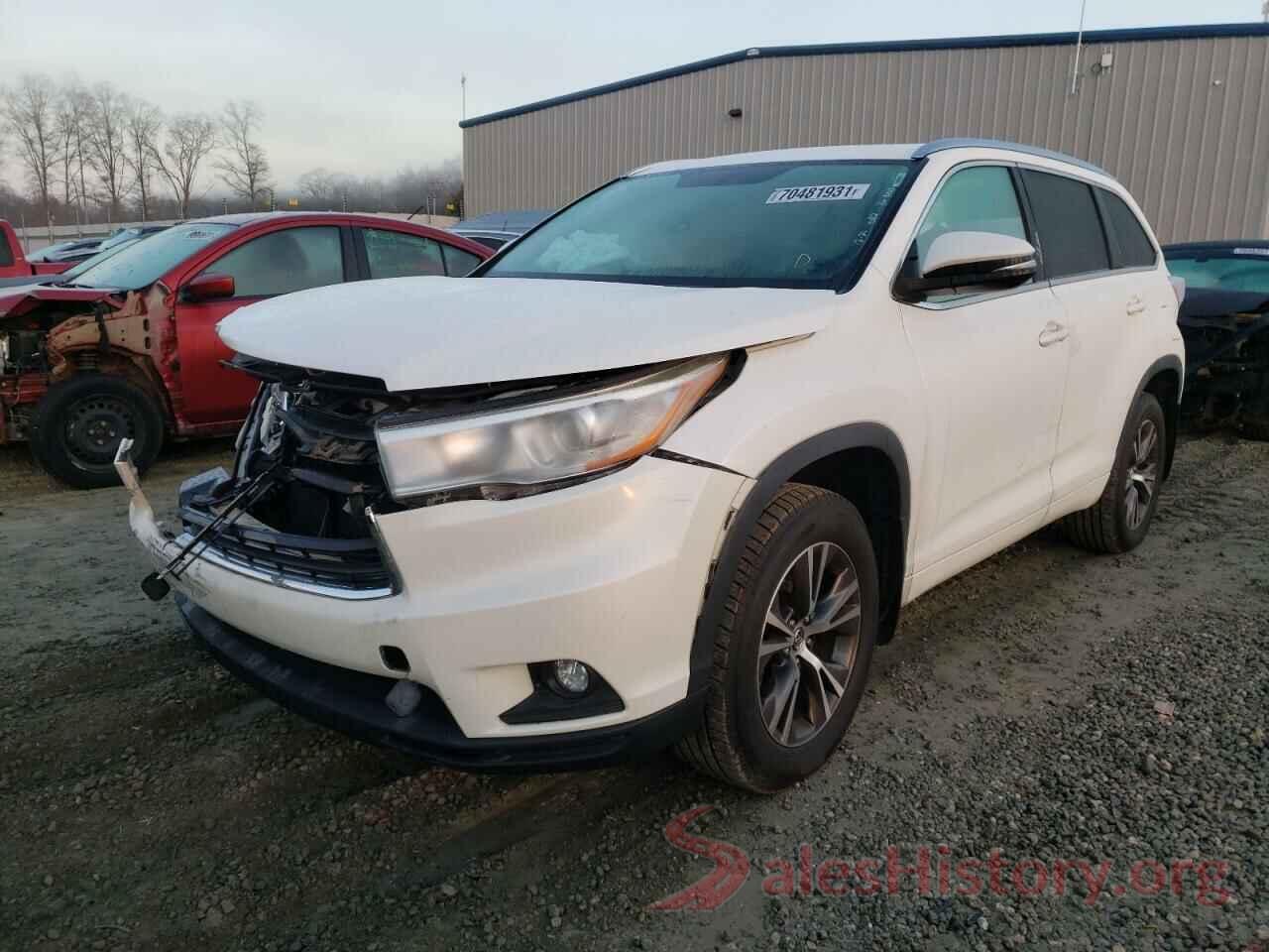 5TDKKRFH8GS162633 2016 TOYOTA HIGHLANDER