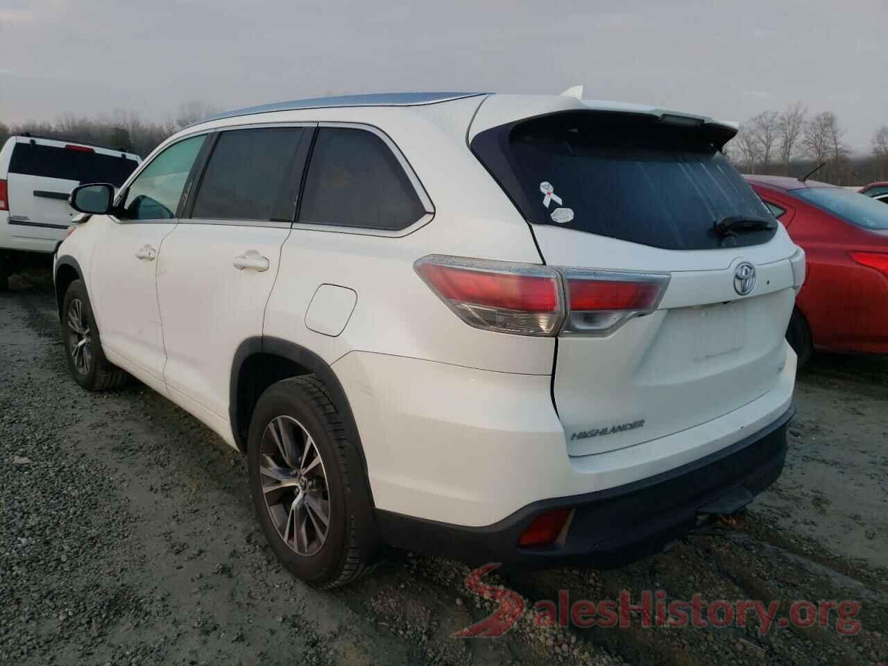 5TDKKRFH8GS162633 2016 TOYOTA HIGHLANDER