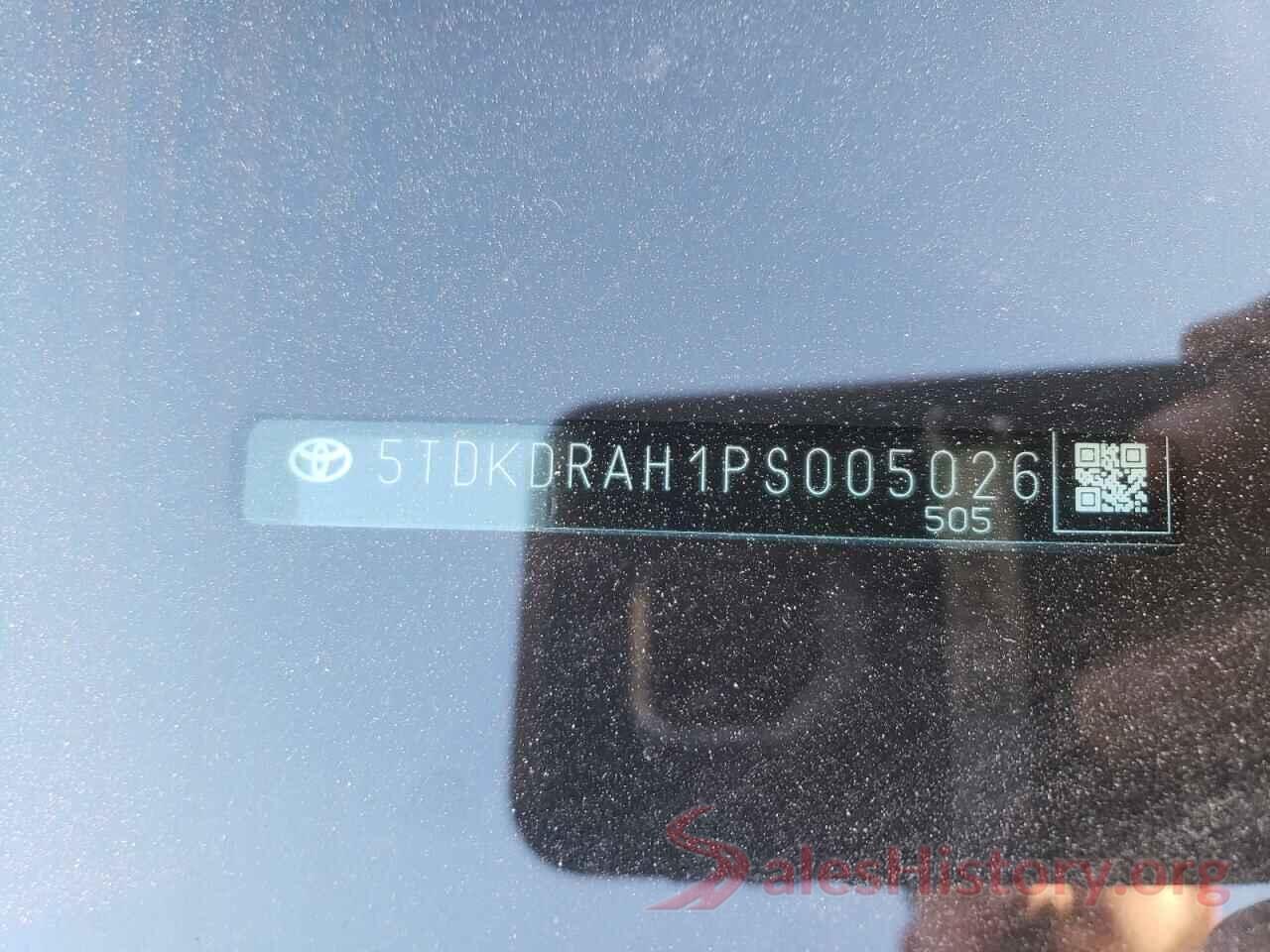 5TDKDRAH1PS005026 2023 TOYOTA HIGHLANDER