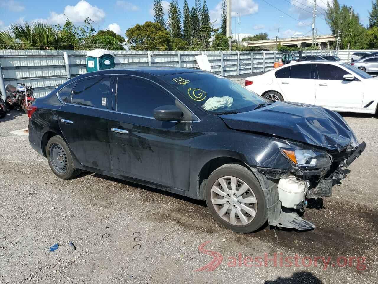 3N1AB7AP1KY298007 2019 NISSAN SENTRA