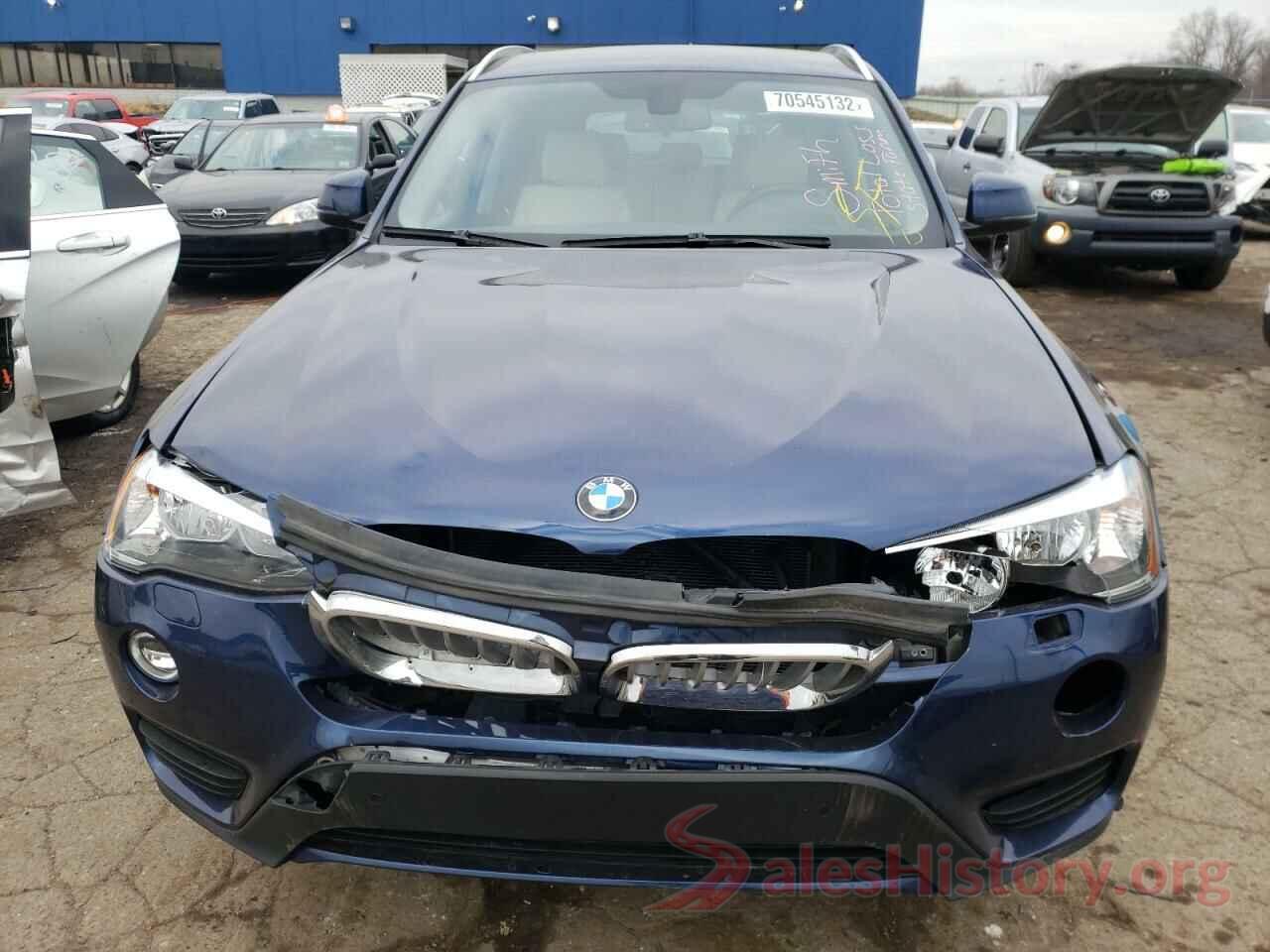 5UXWX9C52H0T06600 2017 BMW X3